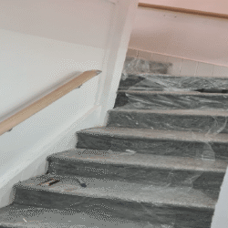 New staircase carpet fitted