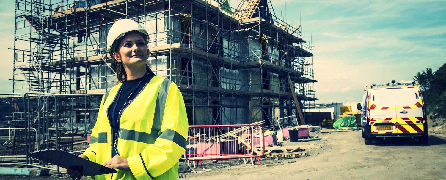 Construction team in London